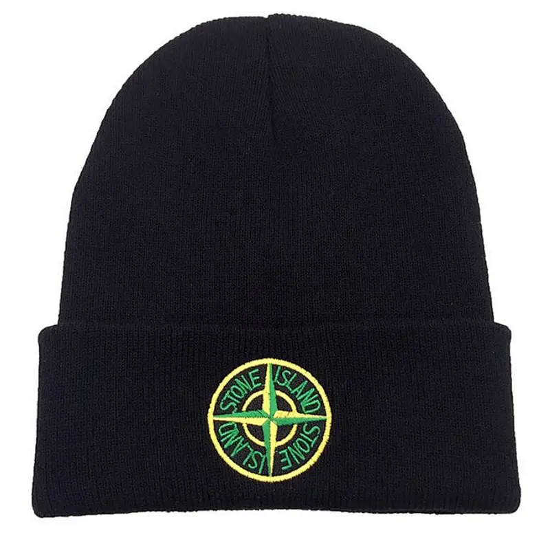 knit beanie embroidery logo