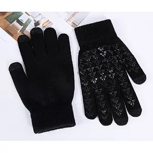 knit man gloves touch screen