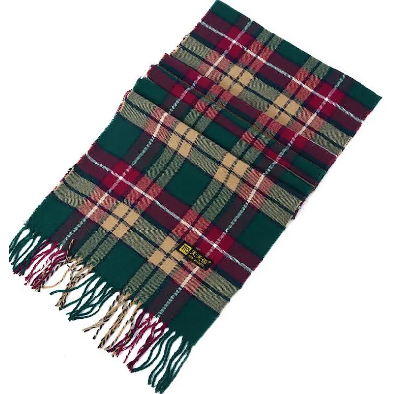 check pattern scarf simple fashion