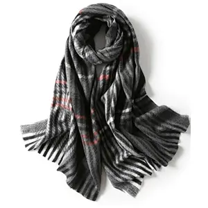 check pattern scarf simple fashion