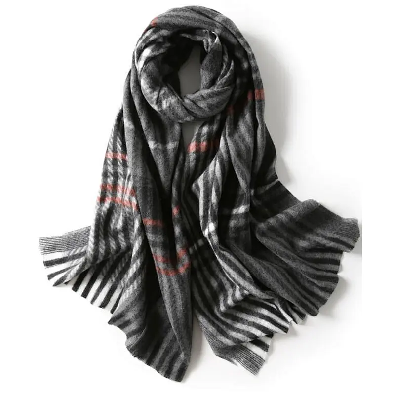 check pattern scarf simple fashion