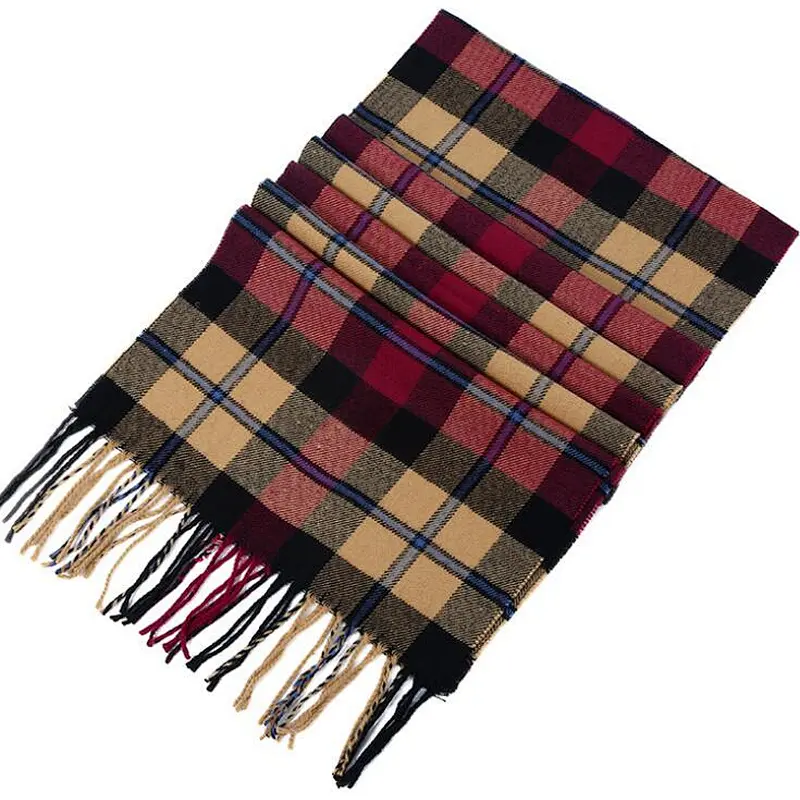 check pattern scarf simple fashion