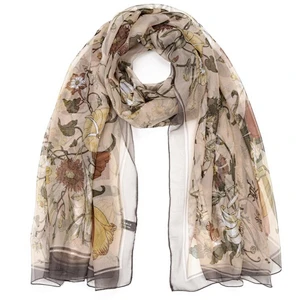 flower print scarf