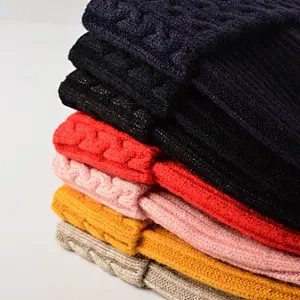 knit beanie cable