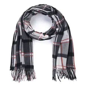 check pattern scarf simple fashion