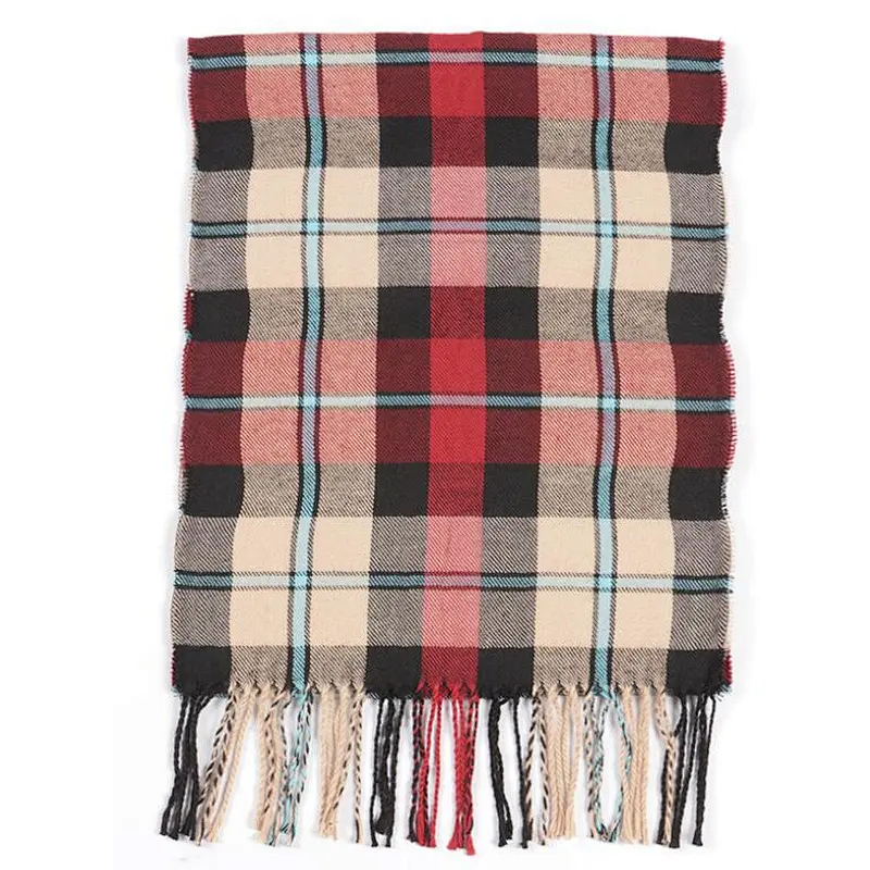 check pattern scarf simple fashion