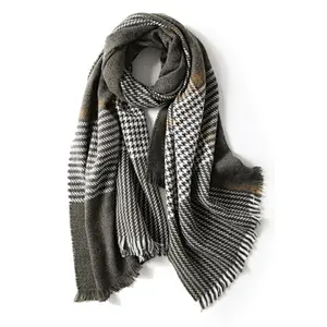 check pattern scarf simple fashion