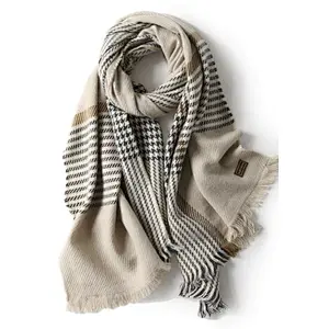 check pattern scarf simple fashion