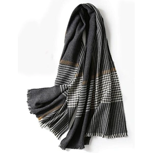 check pattern scarf simple fashion