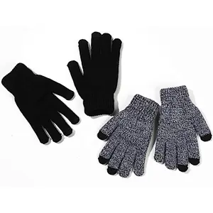 knit man gloves touch screen