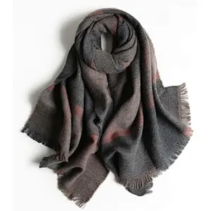 check pattern scarf simple fashion