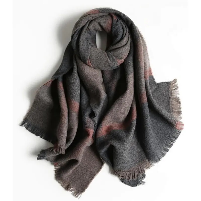 check pattern scarf simple fashion