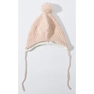 kids beanie hat pink