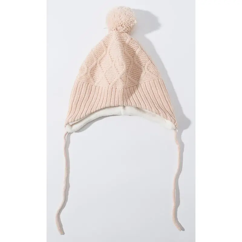 kids beanie hat pink