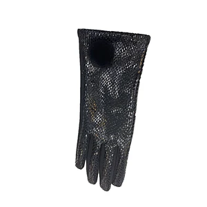 ladies glove animal print