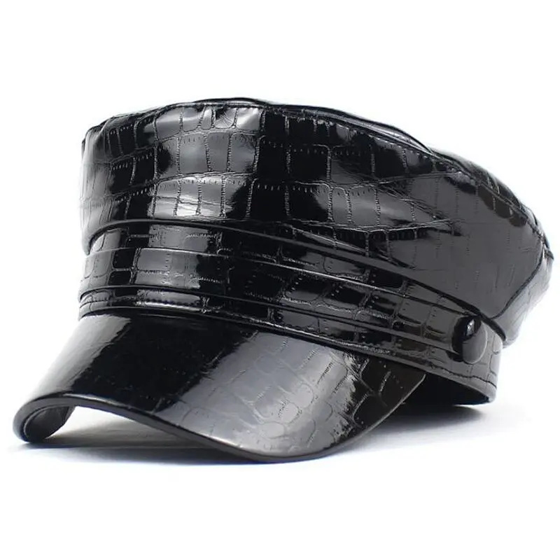cabbie PU cap