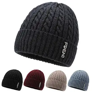 knit beanie cable