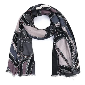 chain print ladies fashion scarf