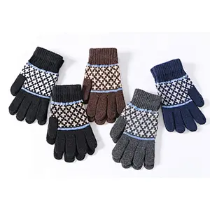 knit man gloves touch screen
