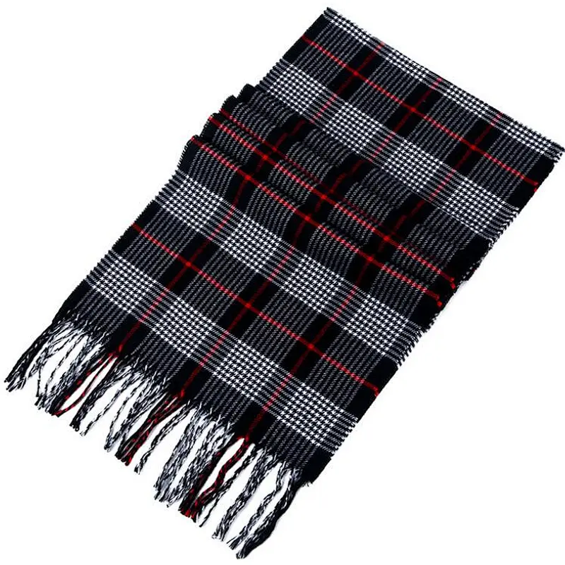 check pattern scarf simple fashion