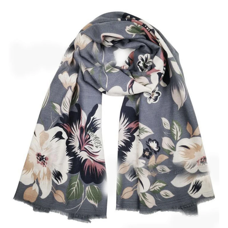 ladies flower scarf