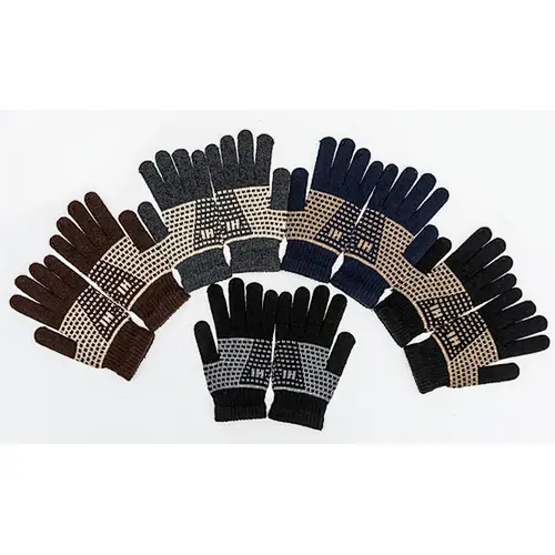 knit man gloves touch screen