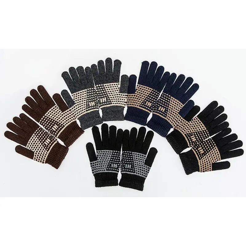 knit man gloves touch screen