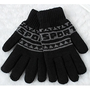 knit man gloves sport touch screen