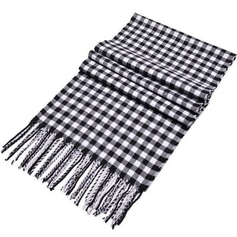 check pattern scarf simple fashion