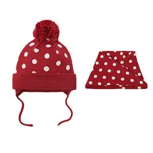 knit kids 2 pk beanie snood scarf