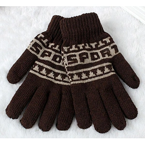 knit man gloves sport touch screen