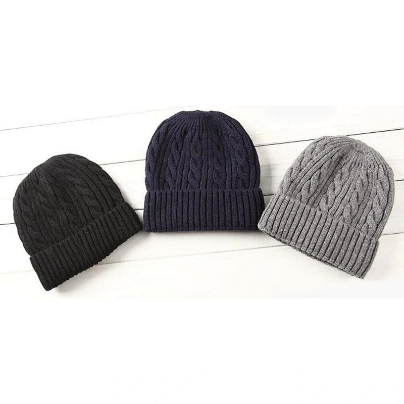 knit beanie cable
