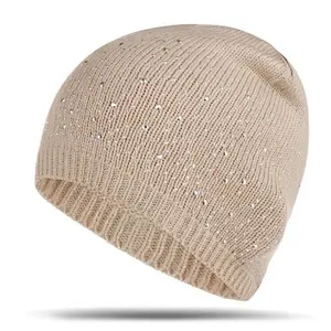 ladies beanie crystal