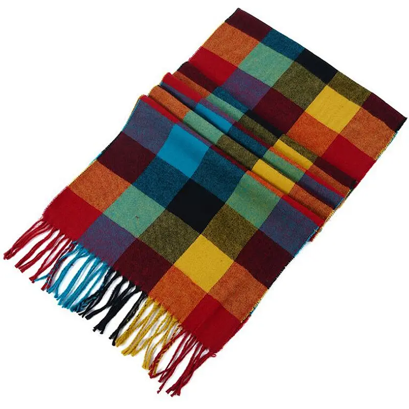 check pattern scarf simple fashion