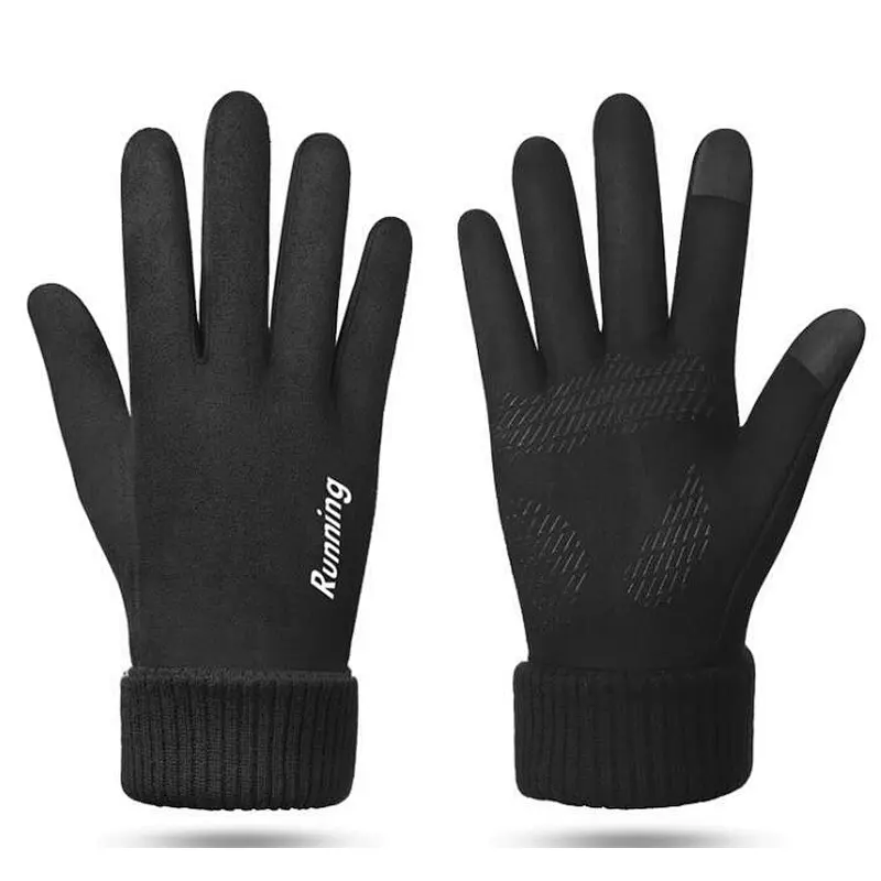 suede sports glove touch screen