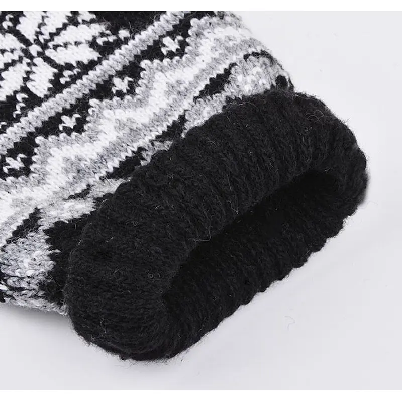 knit man gloves touch screen
