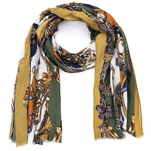 chain print ladies scarf