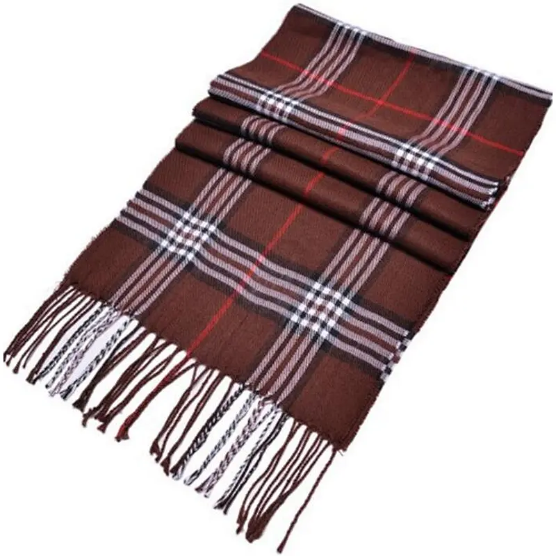 check pattern scarf simple fashion
