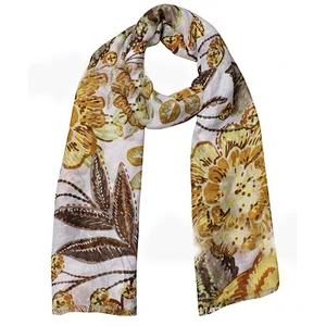 ladies flower scarf