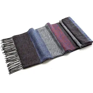 mix color pattern scarf simple fashion