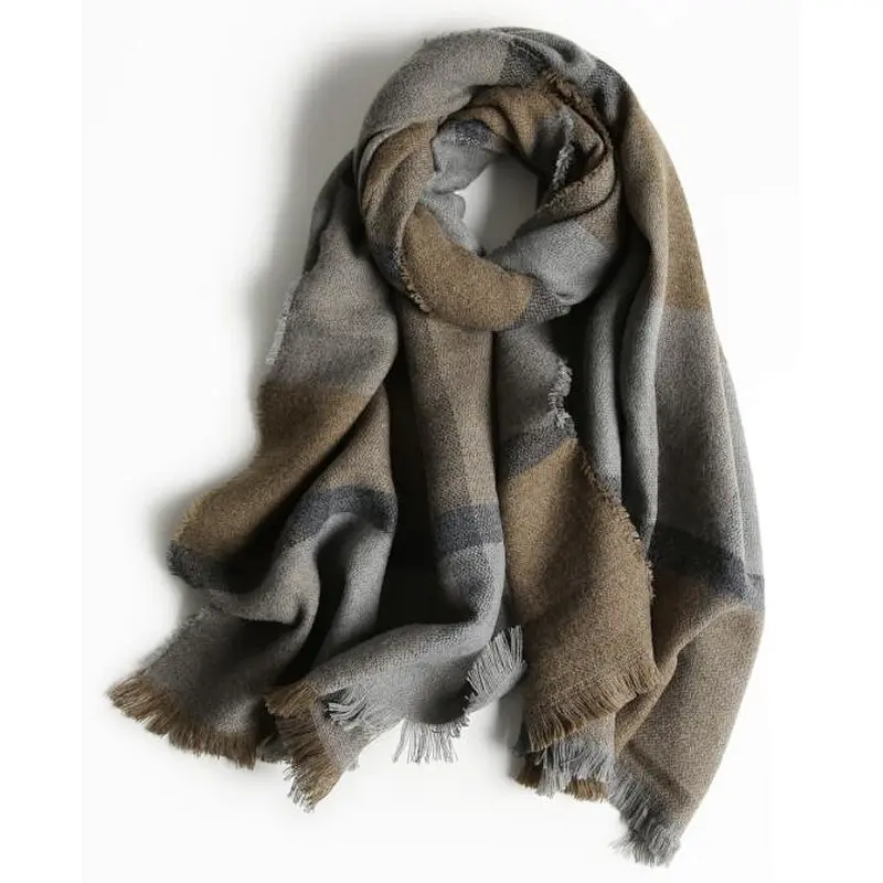 check pattern scarf simple fashion