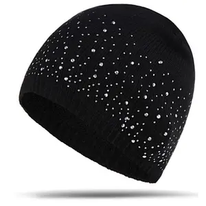 ladies beanie crystal