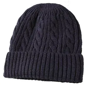 knit beanie cable