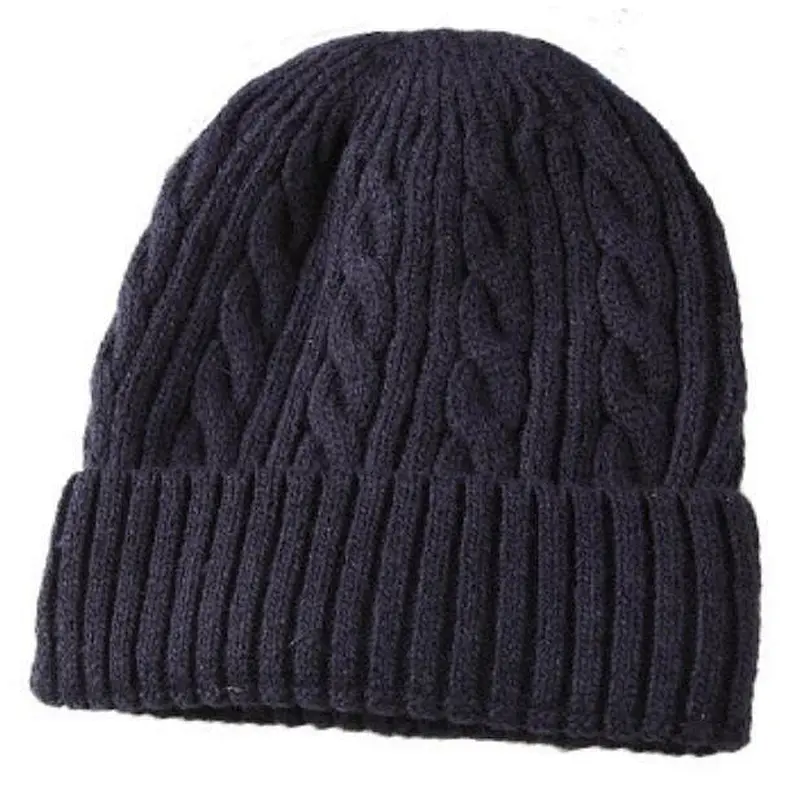 knit beanie cable
