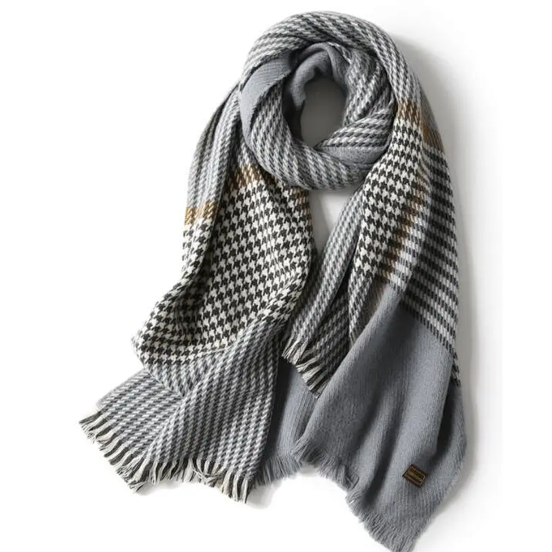 check pattern scarf simple fashion