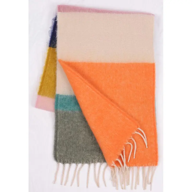 rainbow colors ladies scarf