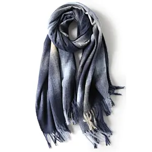 check pattern scarf simple fashion