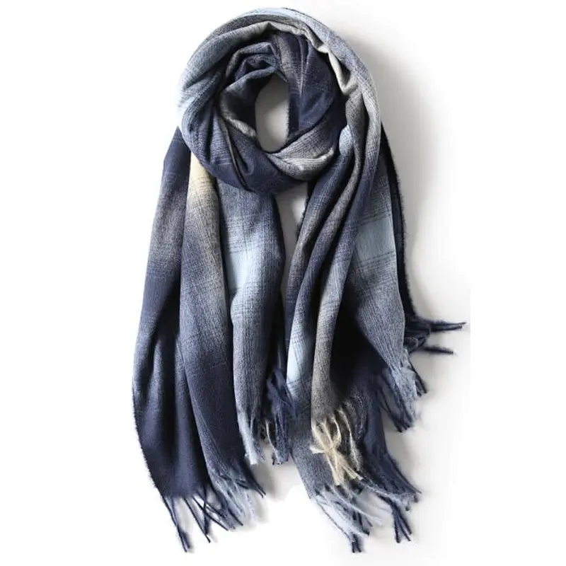 check pattern scarf simple fashion