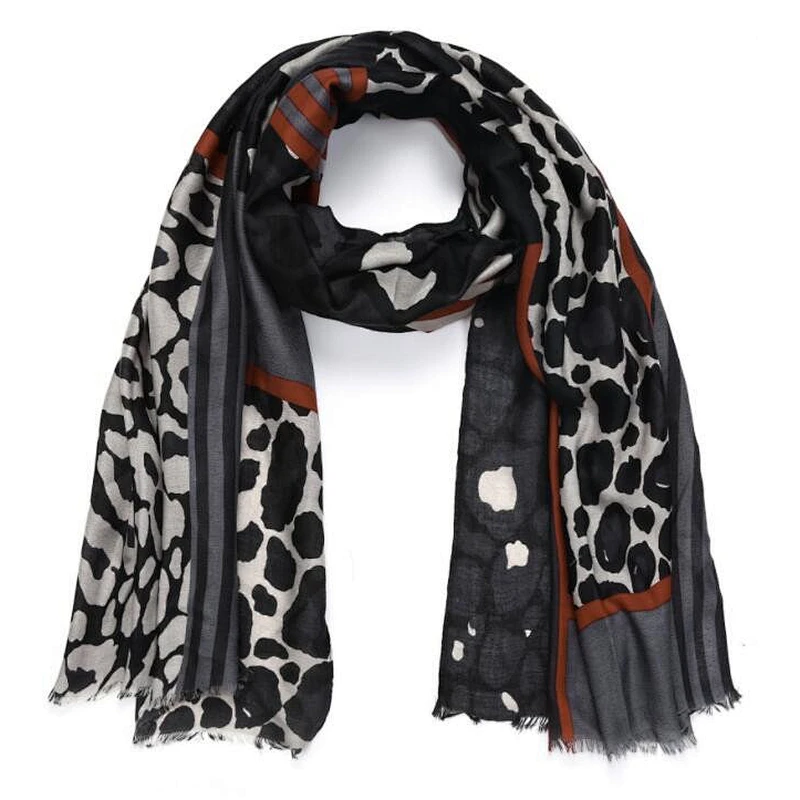 animal print ladies scarf
