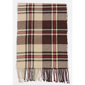 check pattern scarf simple fashion